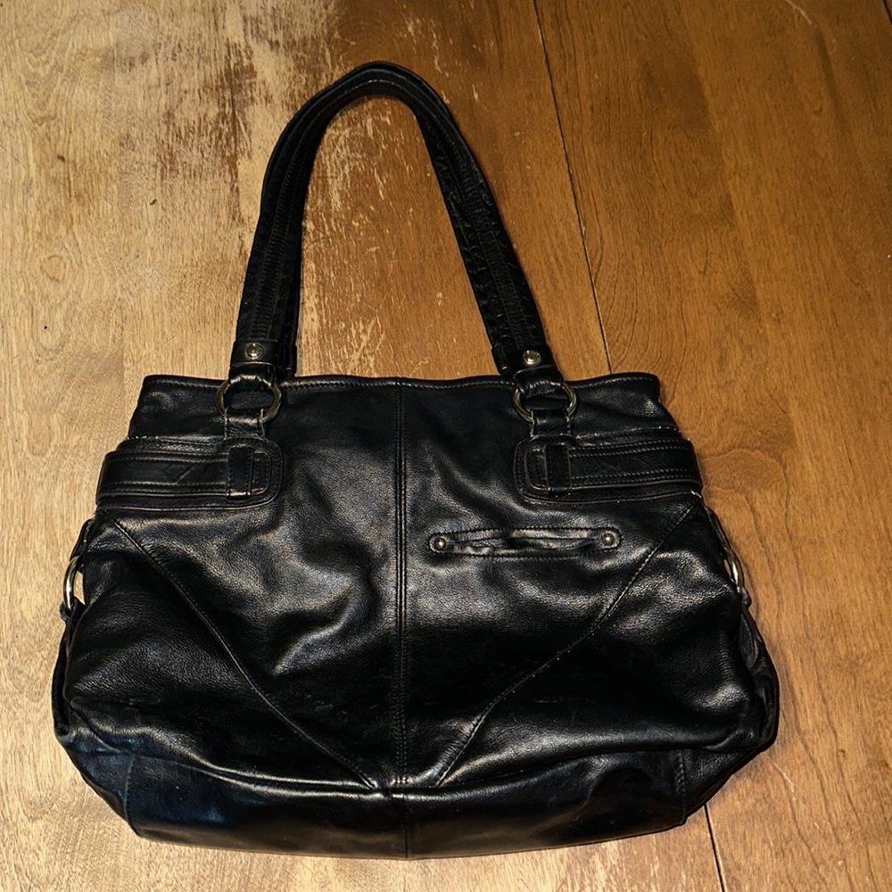 B MAKOWSKY 100% Genuine Leather Black Purse - Picture 4 of 17
